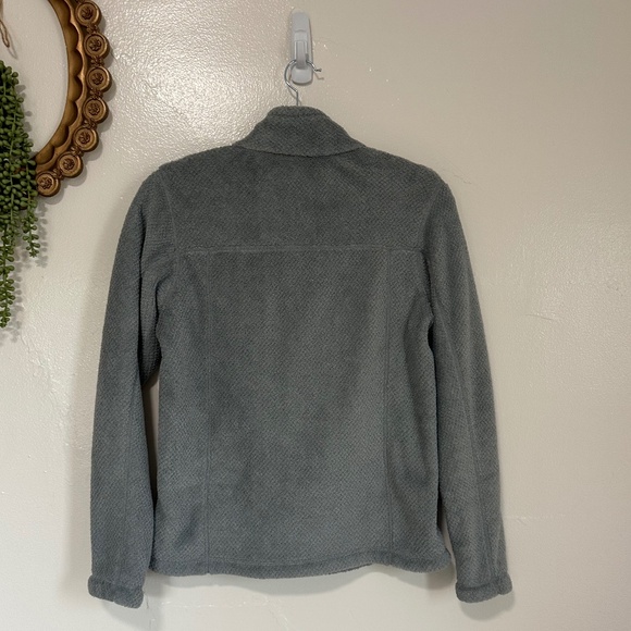 Patagonia Re-tool Snap T Fleece Pullover Fleece, Gray & Coral, Small, 25443 - Picture 5 of 10